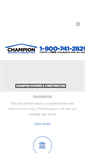 Mobile Screenshot of championroofingco.com